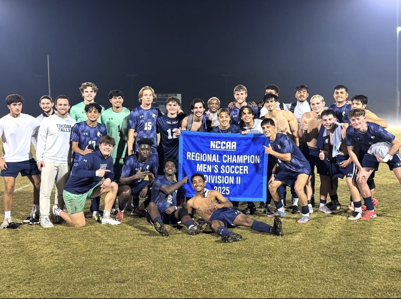 Toccoa Falls Men's Soccer Captures First South Region Championship Since 2012